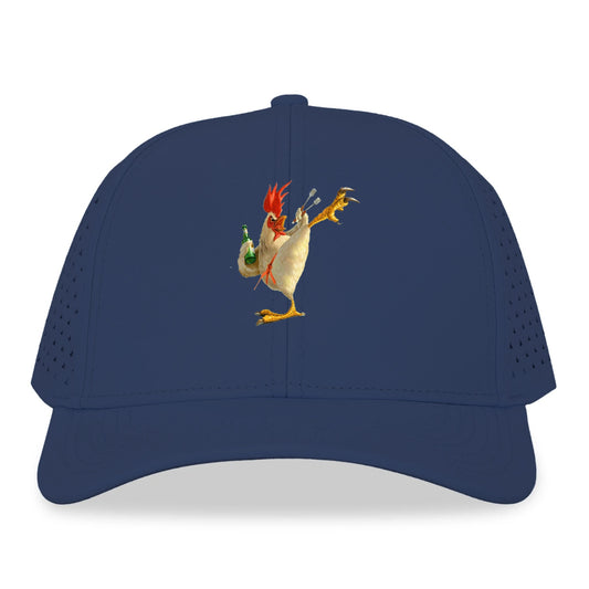 Crazy Rooster Fantasy Art Hat