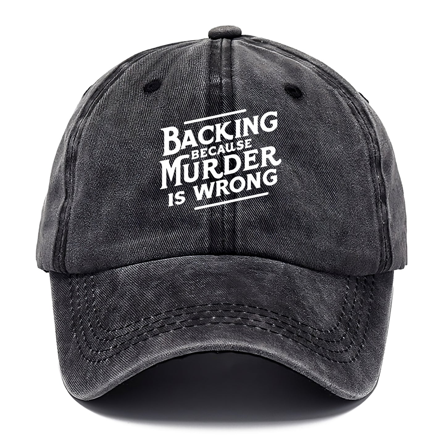 backing because murder is wrong Hat