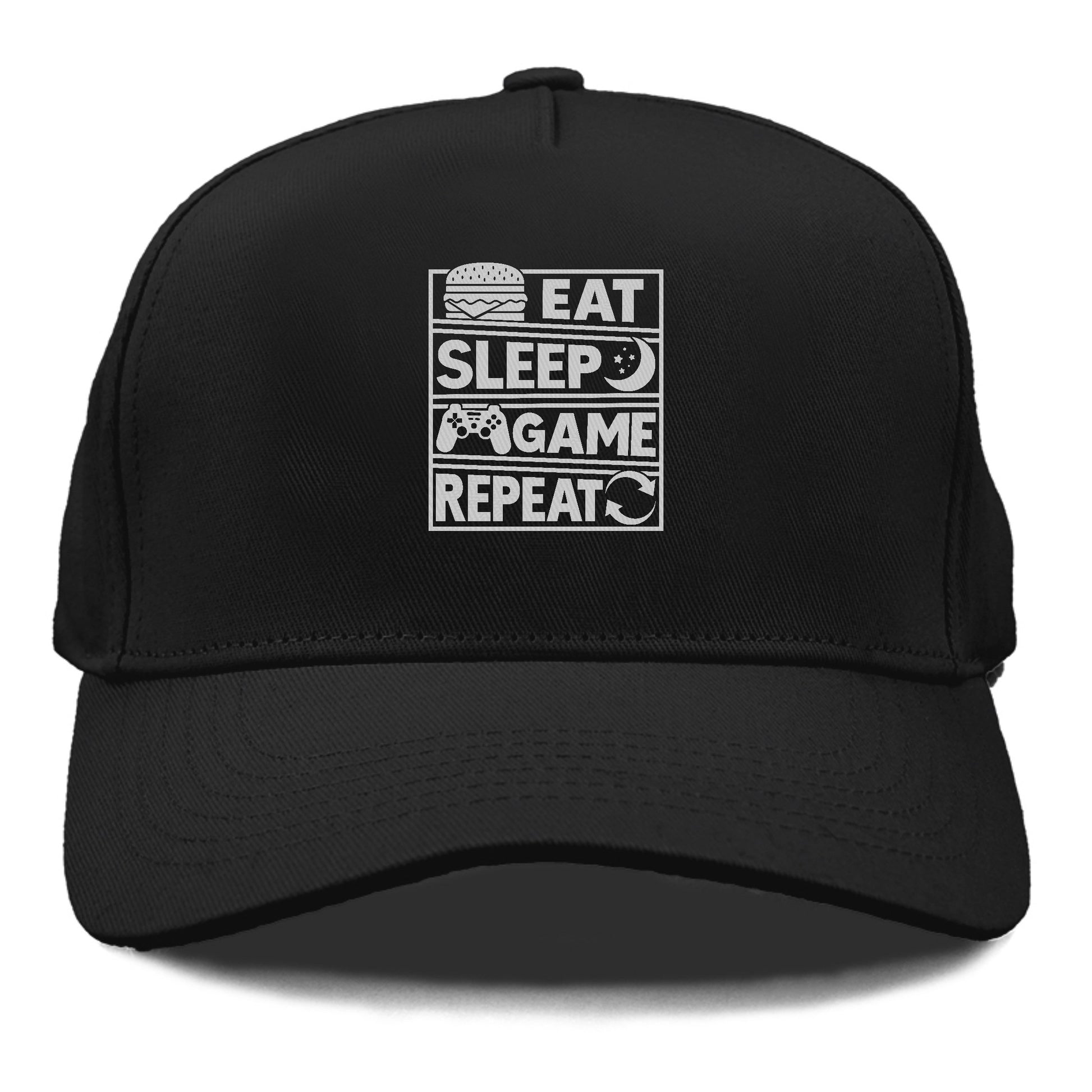 Eat Sleep Game Repeat Hat