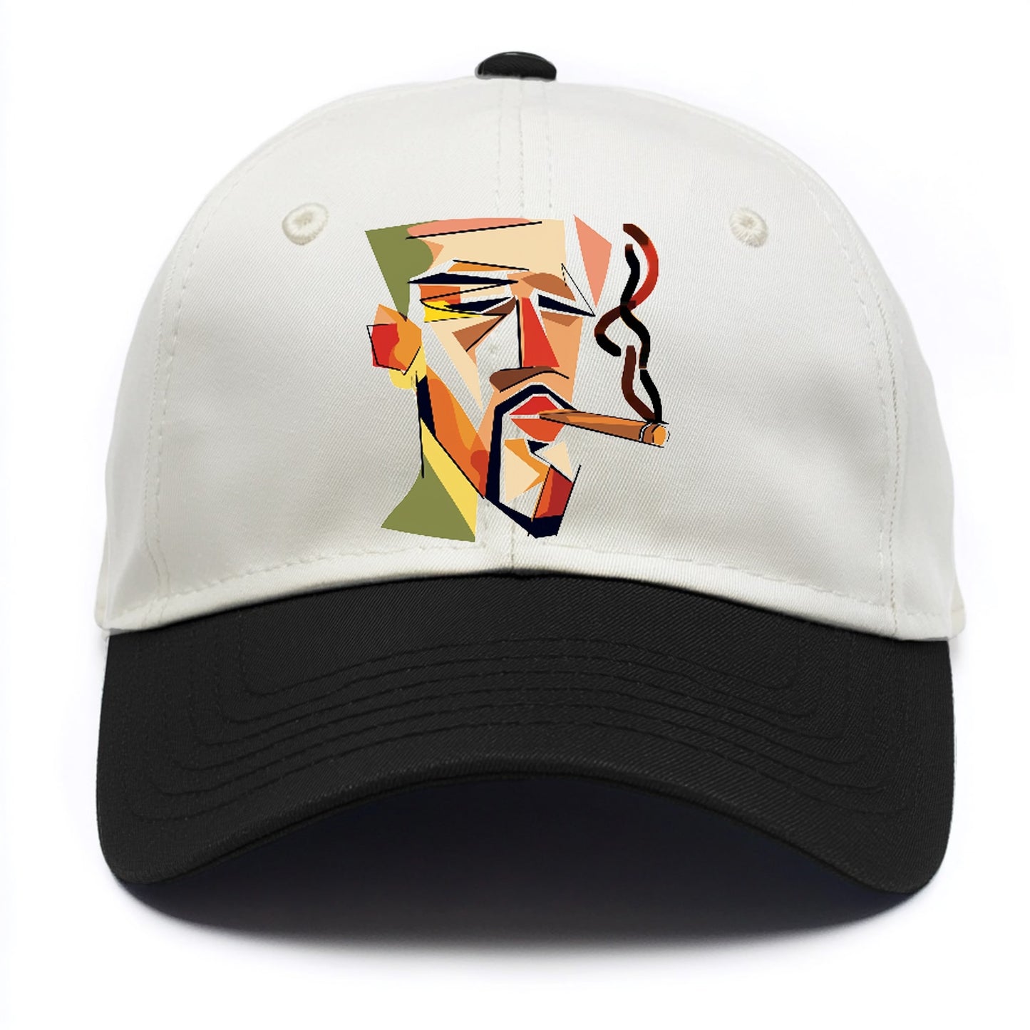 Cigar Cool Abstract Expression Hat