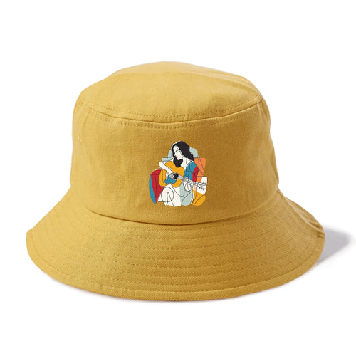 Melodic Muse A Guitar Serenade Bucket Hat