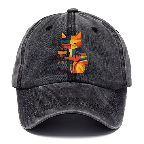 Coffee Time Cat Classic Cap