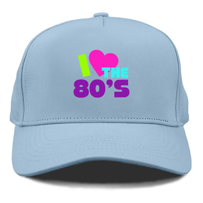 Retro 80s I Heart The 80s Hat