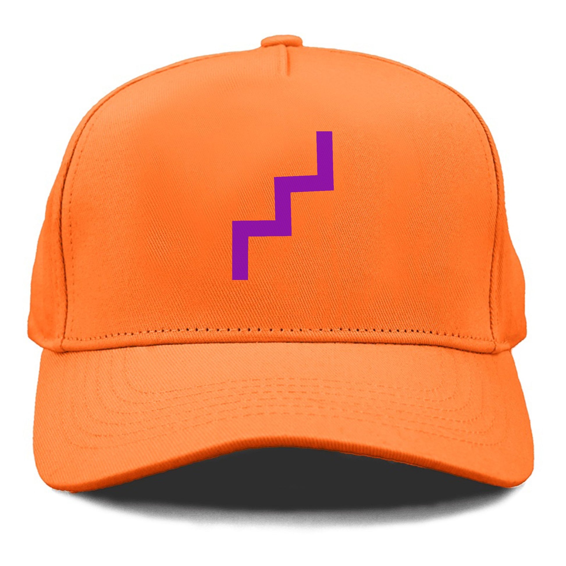 Retro 80s Zig Zag Purple Hat