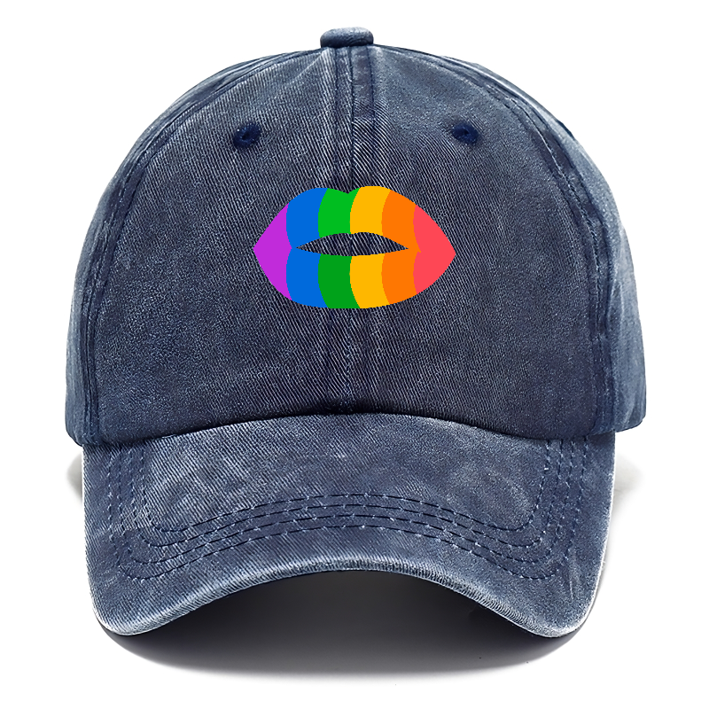 rainbow kiss Hat