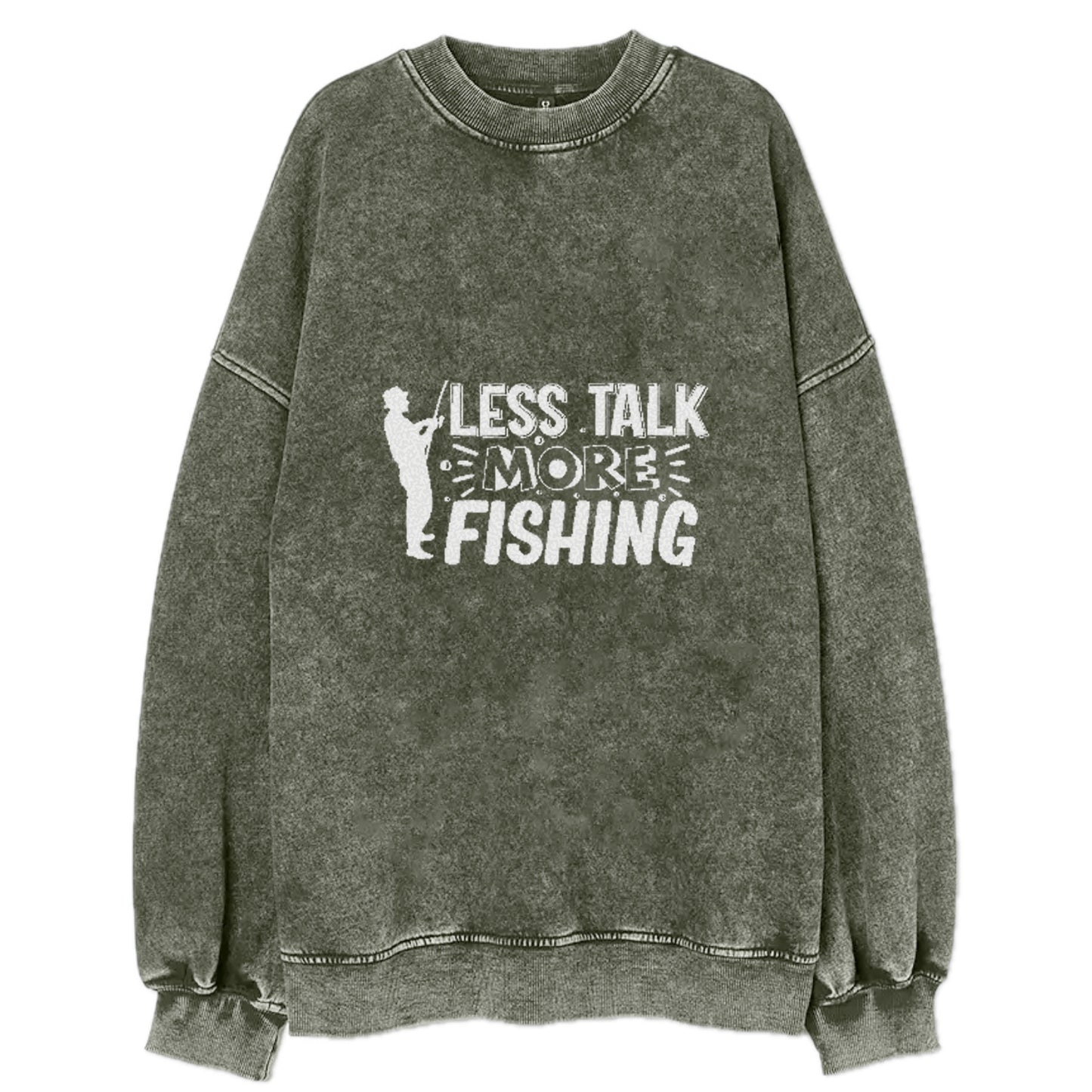 less talk more fishing Hat