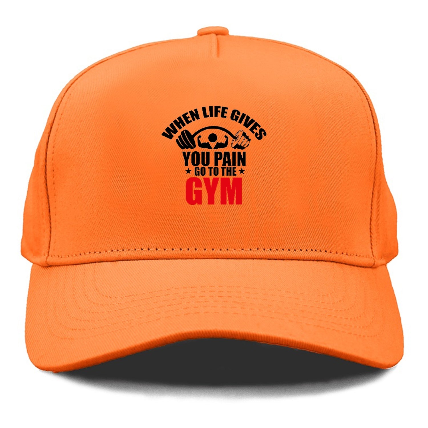 when life gives you pain go to the gym Hat