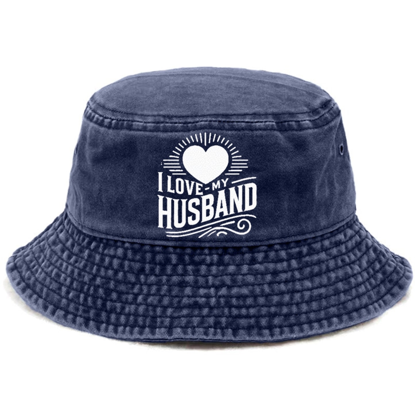 i love my husband Hat