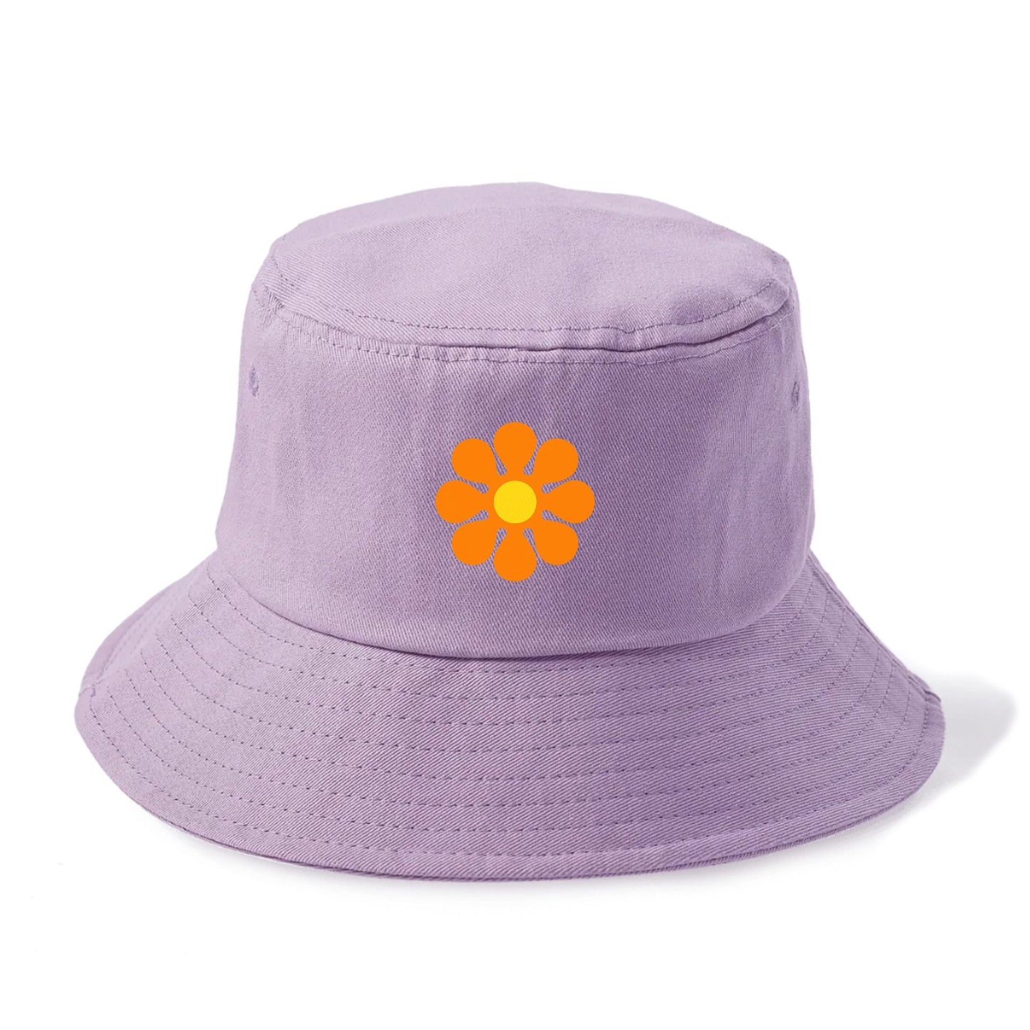 Retro 80s Flower Orange Hat