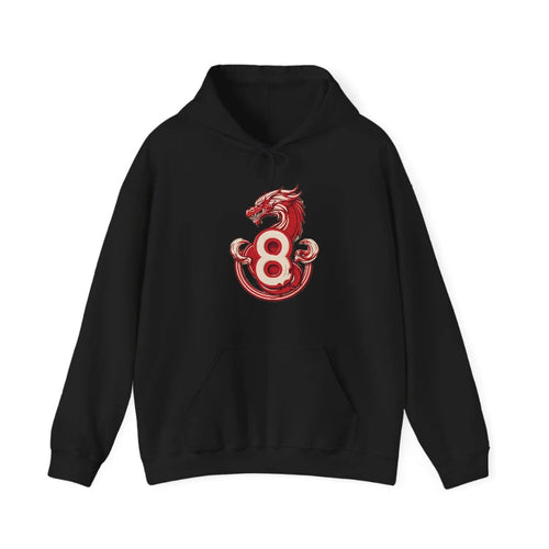 Luck Number 8 In Year Of Dragon Hooded Sweatshirt