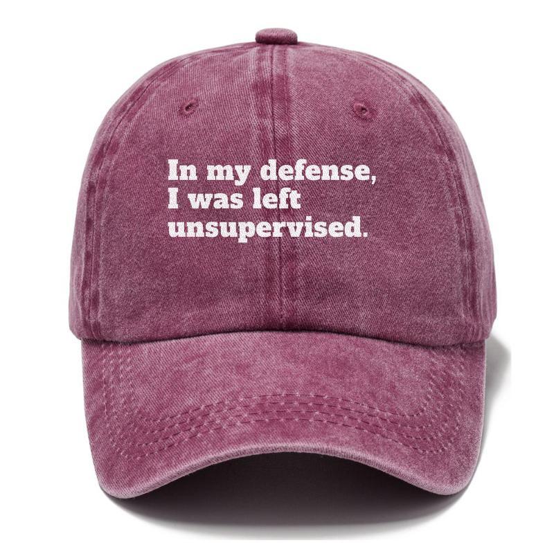 In My Defense, I Was Left Unsupervised Hat