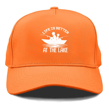 life is better at the lake Hat