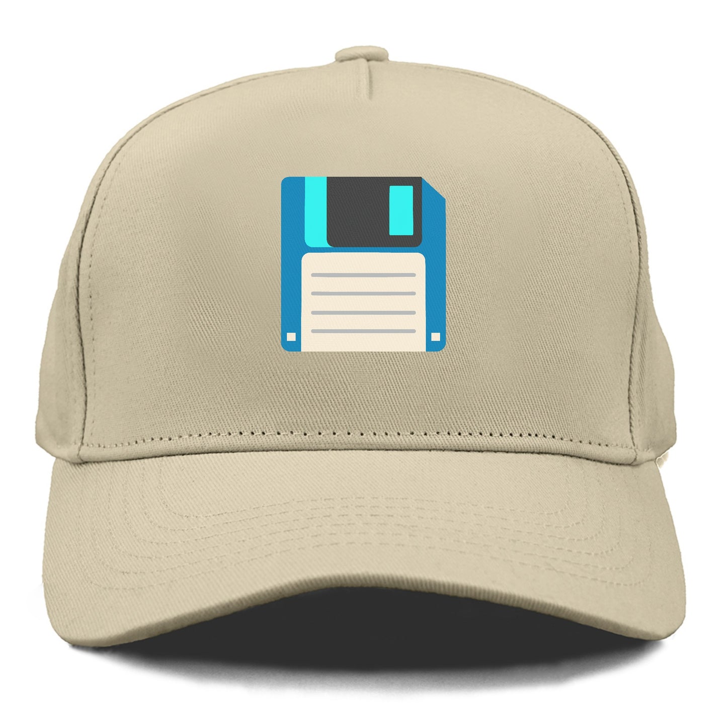 Retro 80s Floppy Disk Blue Hat