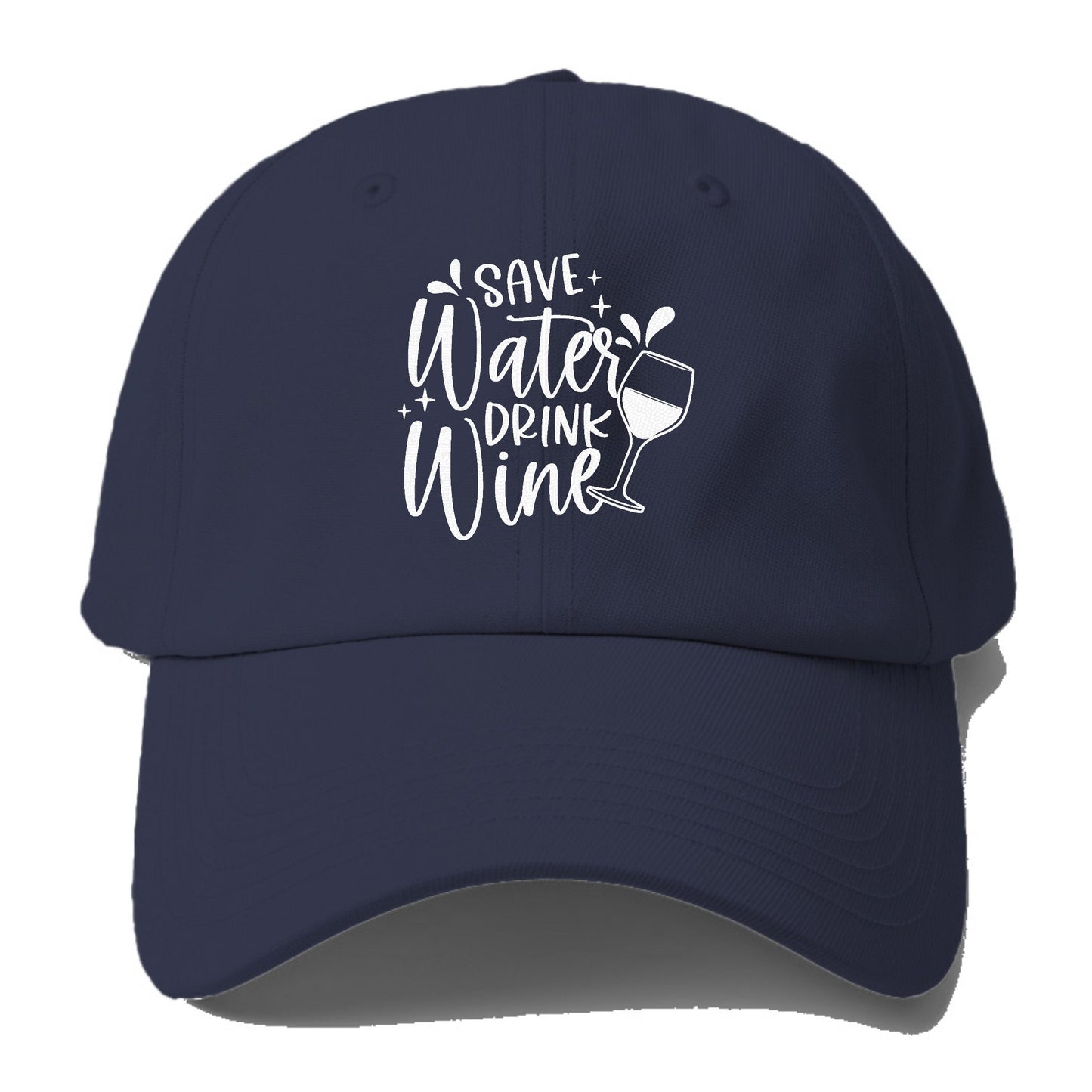 save water drink wine Hat