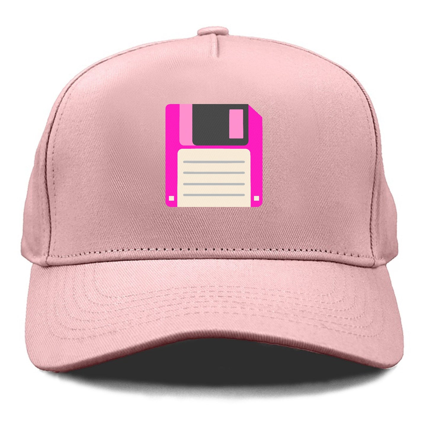 Retro 80s Floppy Disk Pink Hat