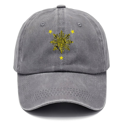 Filipino Cultural Sun Motif Hat