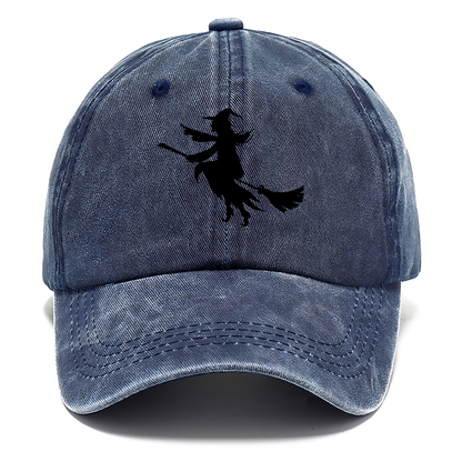 Witch On Broom 6 Hat