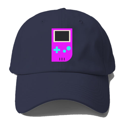 Retro 80s Game Boy Purple Baseball Cap For Big Heads