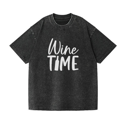 Wine Time Vintage T-shirt