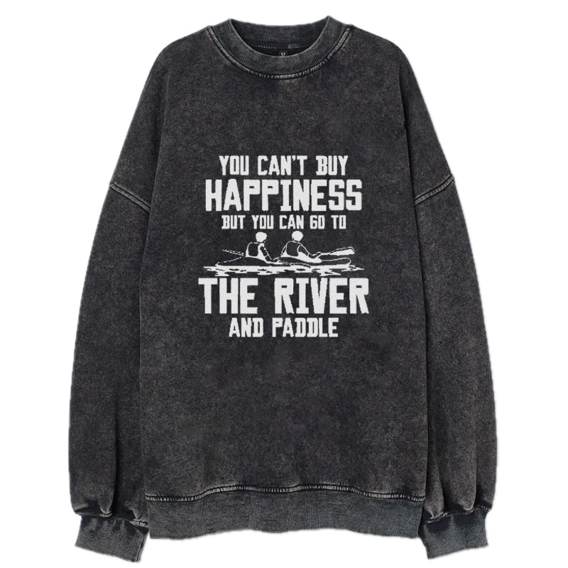 you can't buy happiness but you can go to the river and paddle Hat