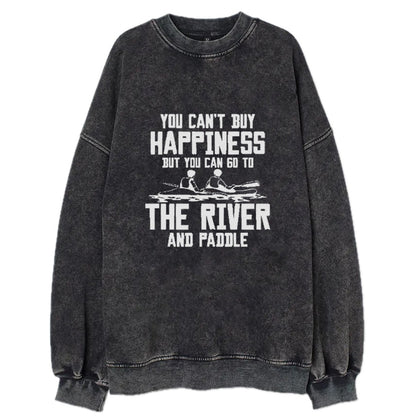 you can't buy happiness but you can go to the river and paddle Hat