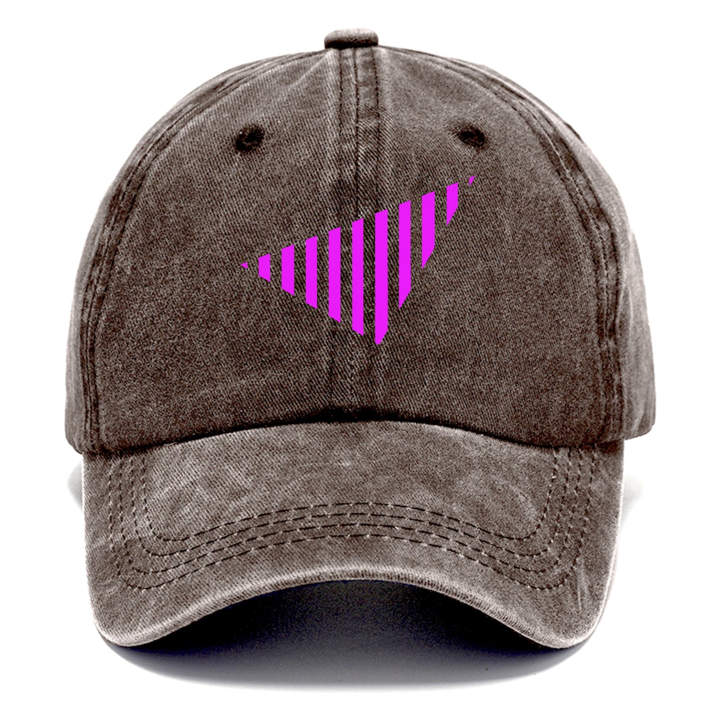 Retro 80s Triangle Purple Hat