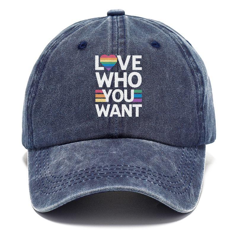 Empowering Diversity: Expressive 'Love Who You Want' Hat - Pandaize