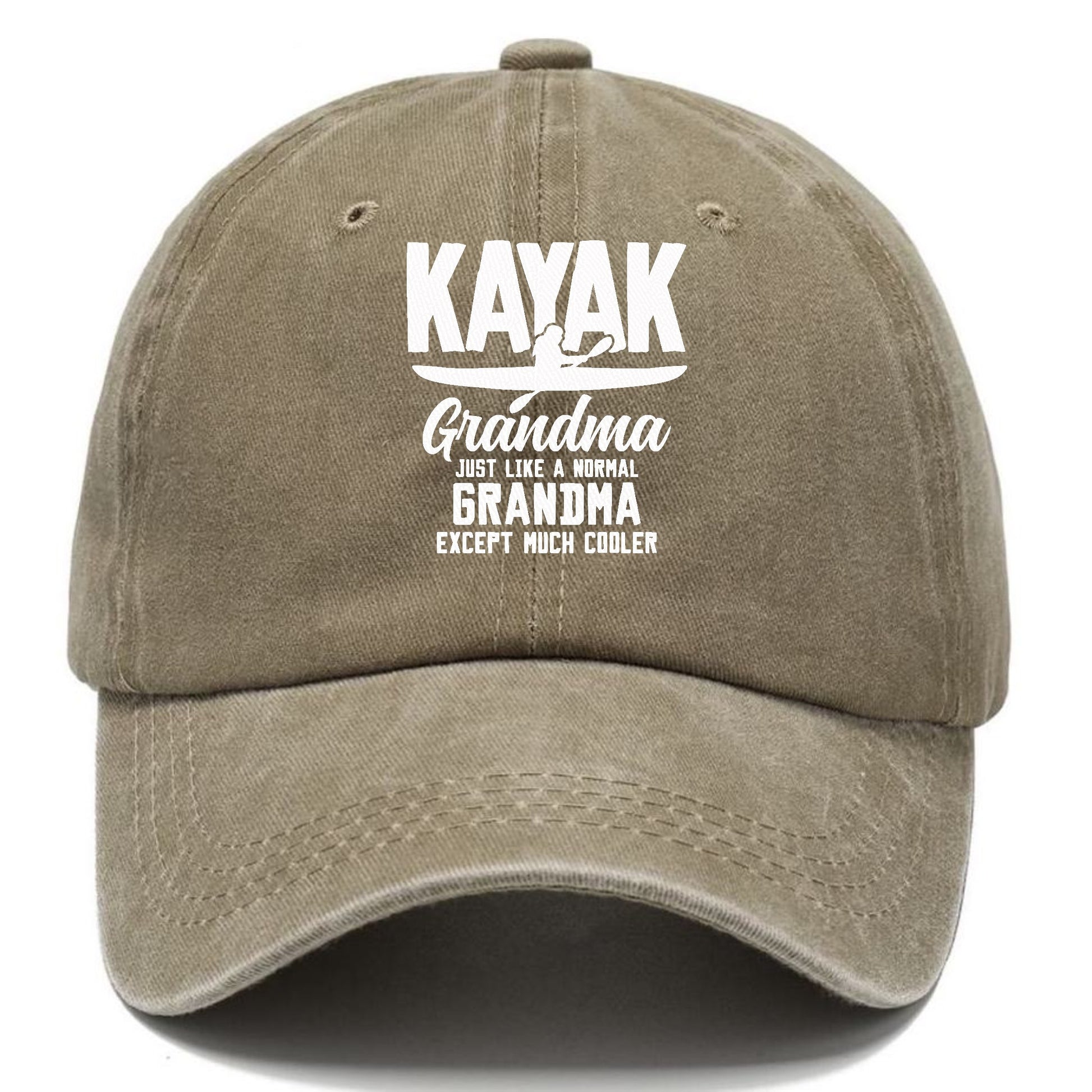 kayak grandma just like a normal grandma except much cooler! Hat