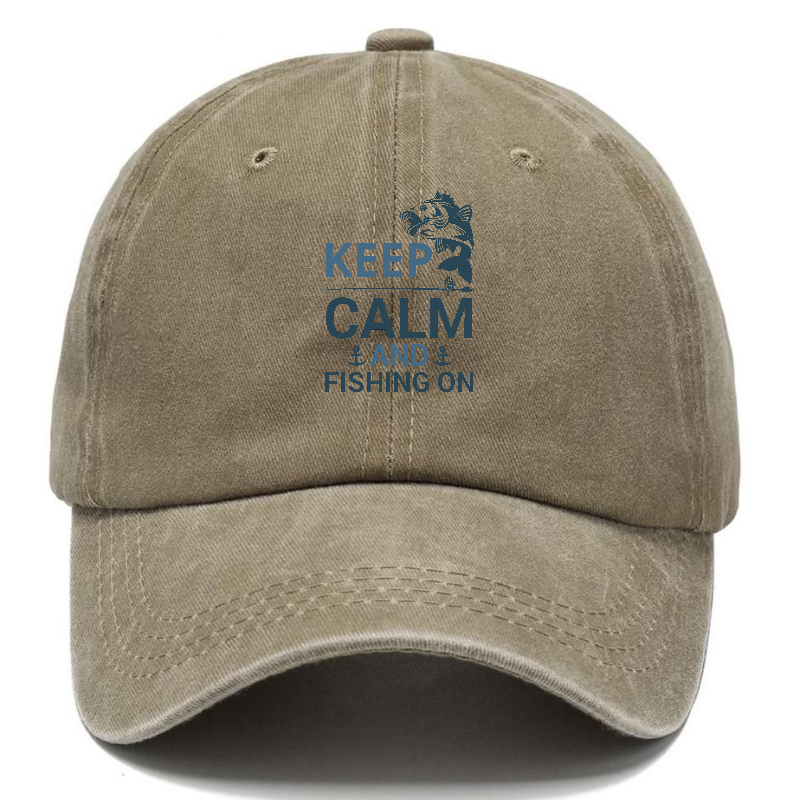 Keep calm and fishing on Hat