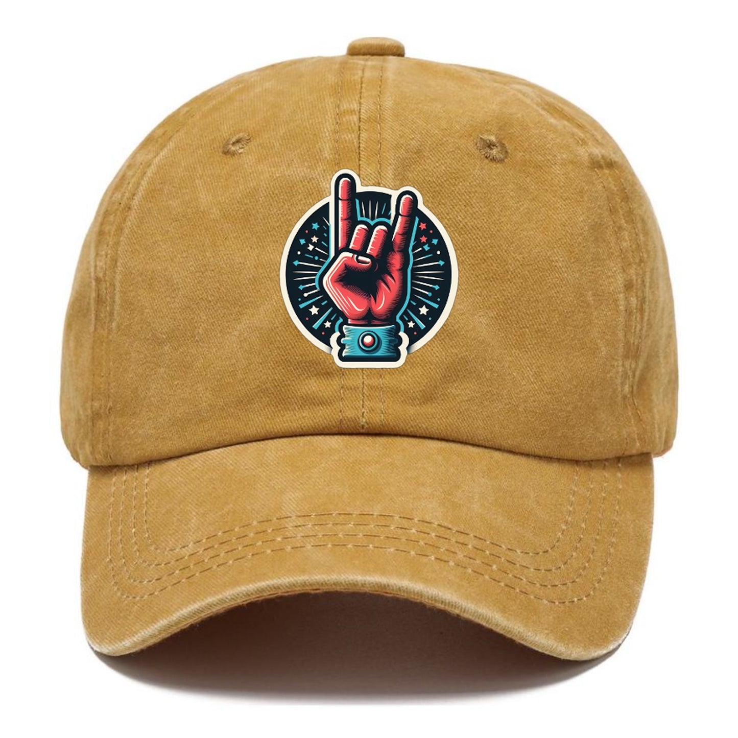 hand horn rock Hat