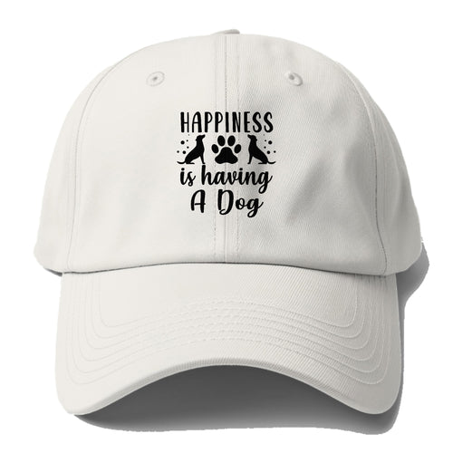 Happiness Is Having A Dog Baseball Cap For Big Heads
