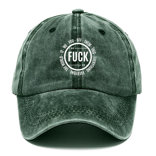 fuck the world Hat