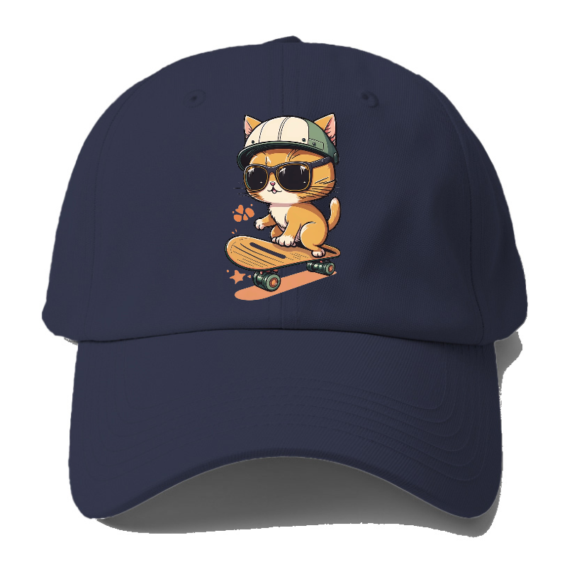 skating cat Hat