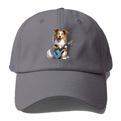 Shepherd Dog playing a guitar Hat