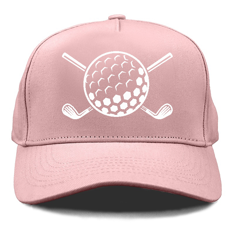 Golf Ball And Clubs Hat