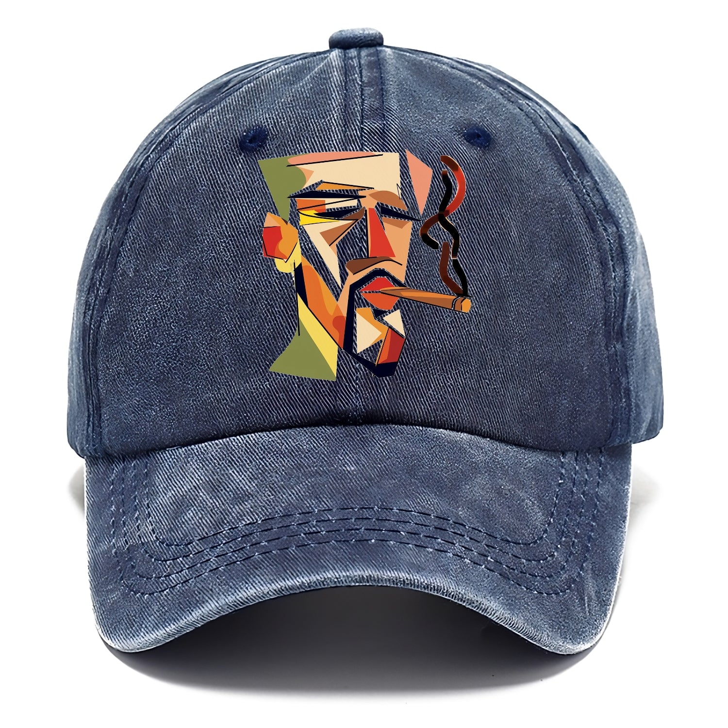 Cigar Cool Abstract Expression Hat