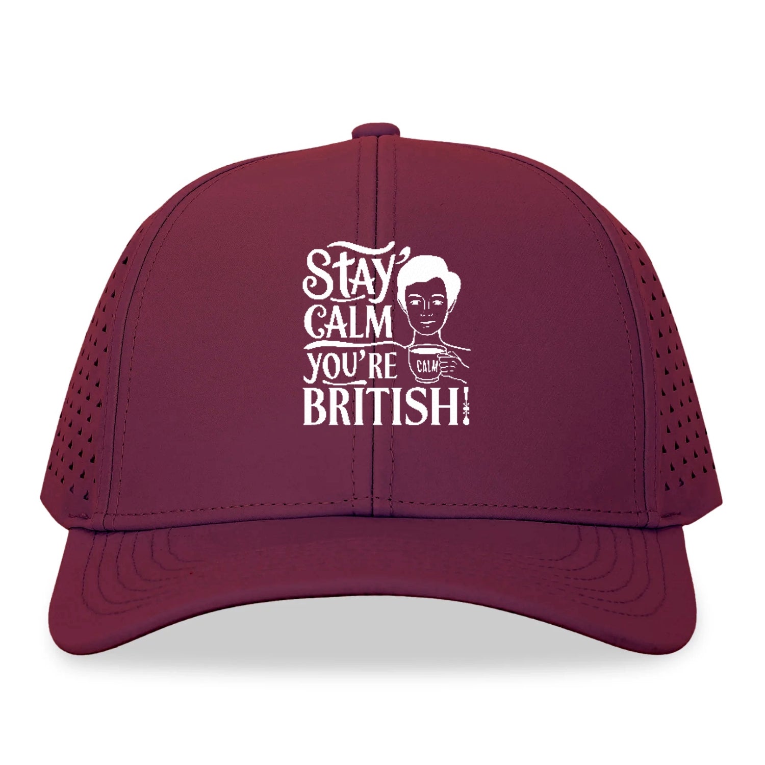 stay calm you're british Hat