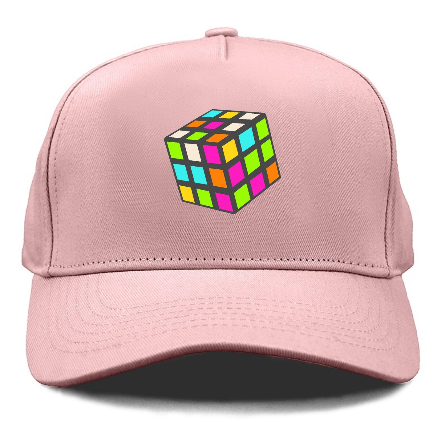 Retro 80s Rubik's Cube Hat