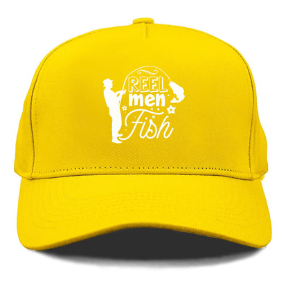 reel men fish Hat