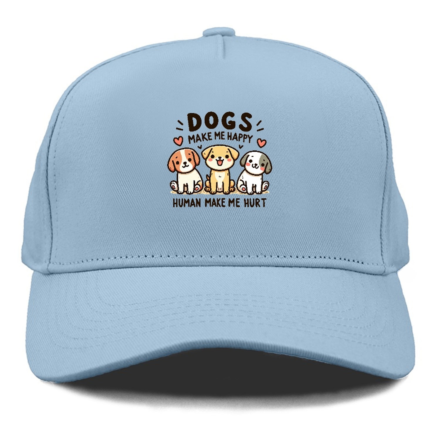 Dogs Make Me Happy Hat