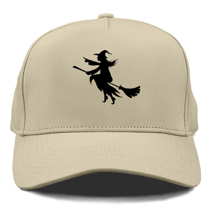 Witch On Broom 6 Hat