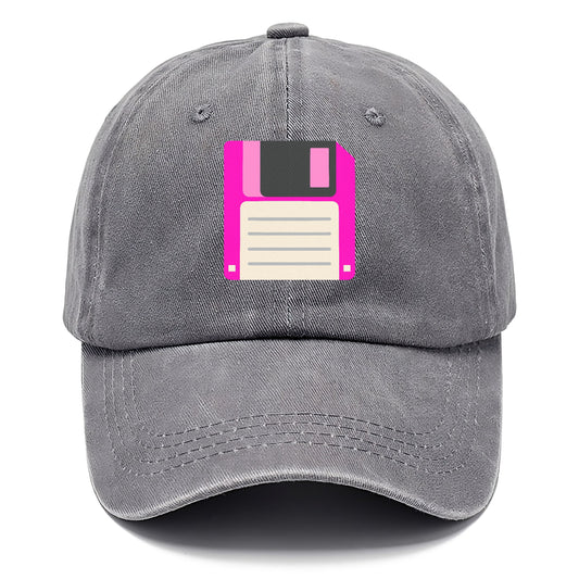 Retro 80s Floppy Disk Pink Hat