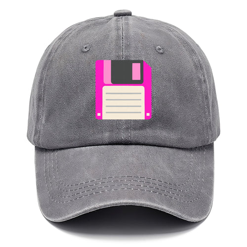 Retro 80s Floppy Disk Pink Classic Cap