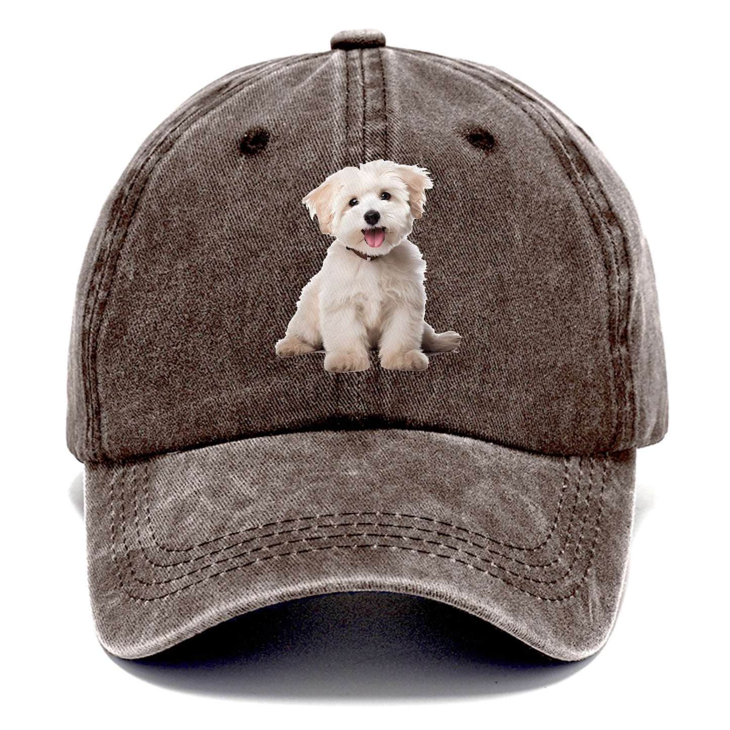 Adorable white puppy Hat