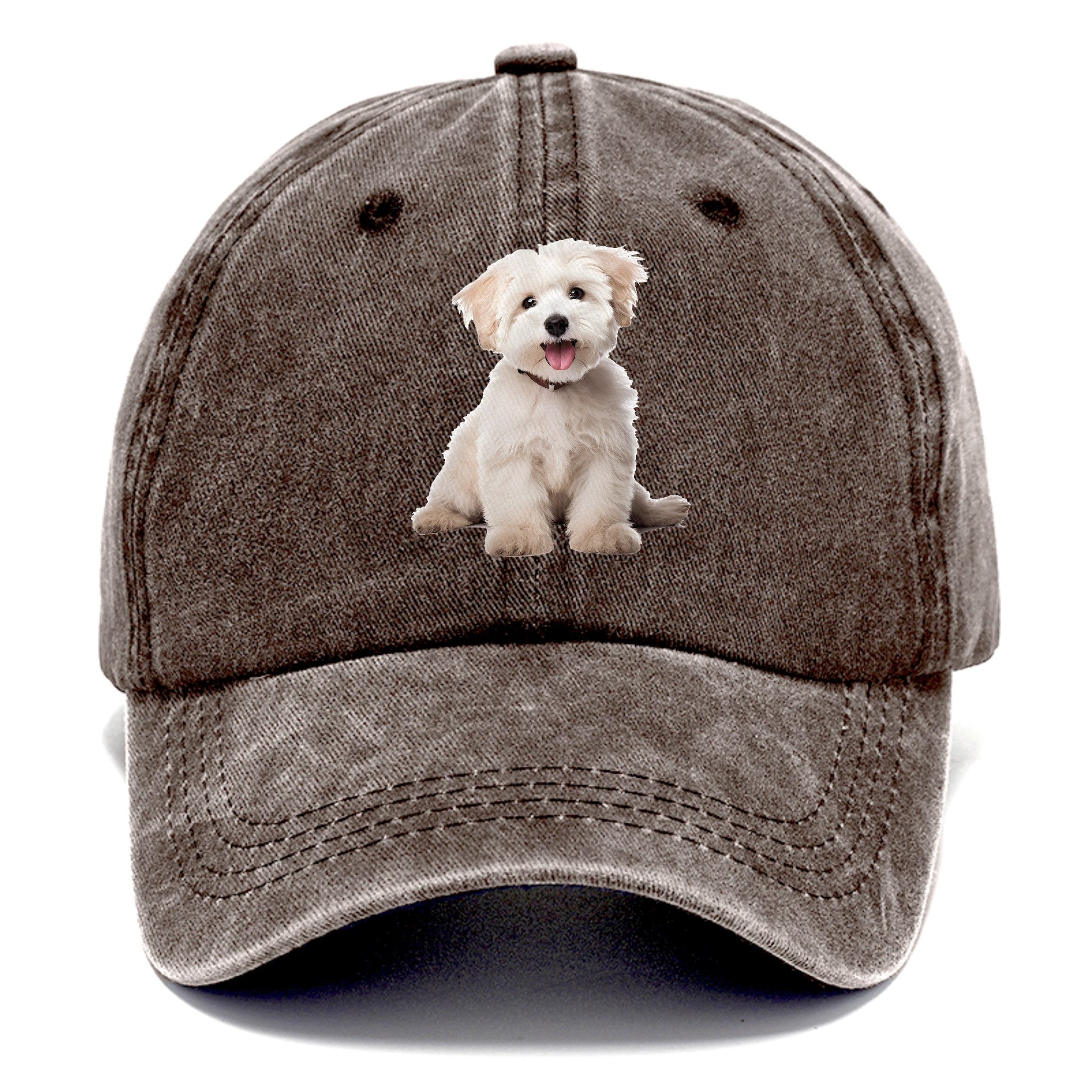 Adorable white puppy Hat