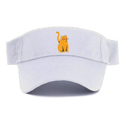 Smiling Orange Kitty with Chubby Cheeks Hat