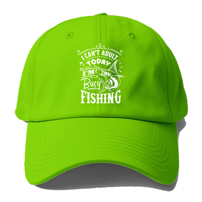 I cant adult today i'm busy fishing Hat