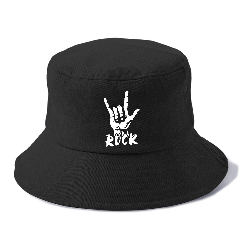 hand horns and rock Hat