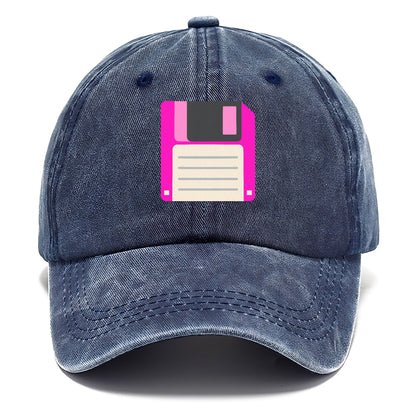 Retro 80s Floppy Disk Pink Hat