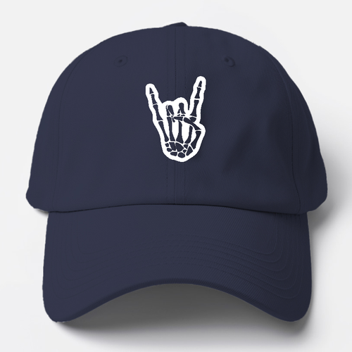 Hand Horns 3 Baseball Cap